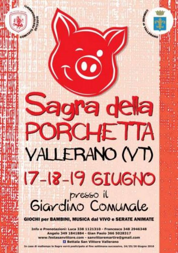 Sagra Della Porchetta Di Vallerano