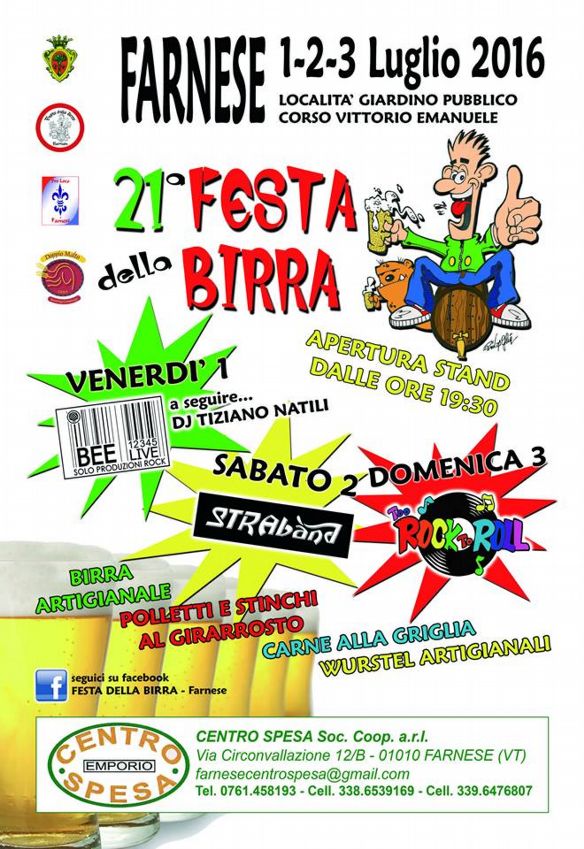21° Festa della birra a Farnese