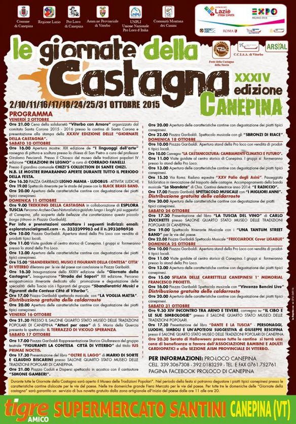 Le giornate della Castagna XXXIV edizione