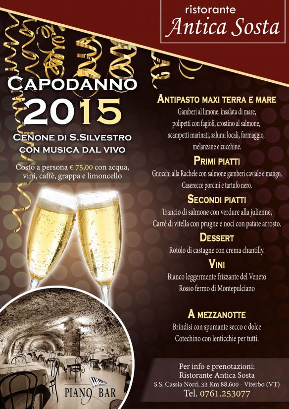 Cenone di Capodanno 2015